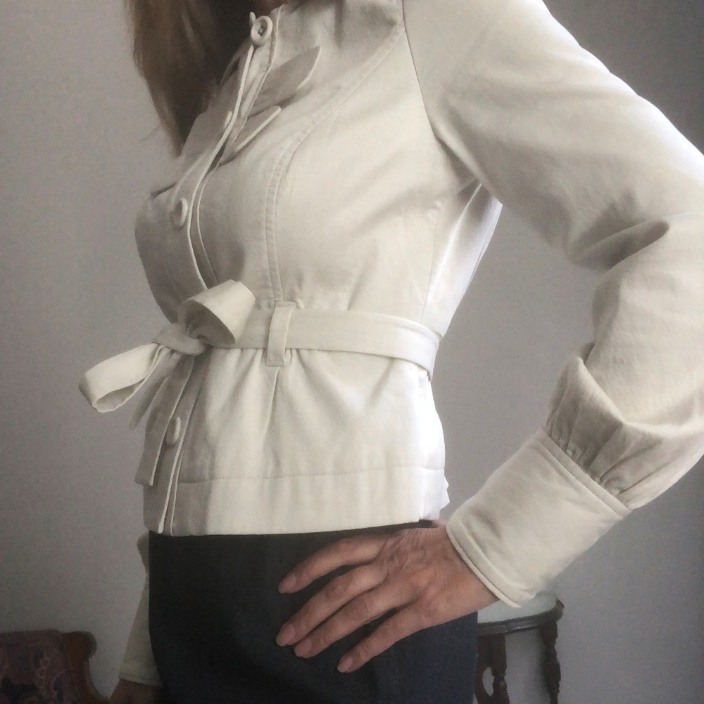 Button Down Jacket With Tie - image 3